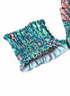 Low Waist Floral Bikini Set