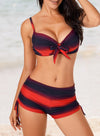 Ombre Shading Push Up Bikini and Boardshort