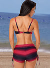 Ombre Shading Push Up Bikini and Boardshort