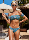 Low Waist Floral Bikini Set