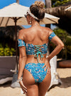Low Waist Floral Bikini Set