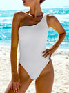 Cute One Shoulder One Piece Swimsuit