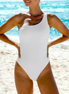 Cute One Shoulder One Piece Swimsuit