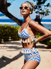 Boho Tassel High Waisted Bikini Set