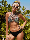 Boho Criss Cross Strappy 2pcs Bikini Set