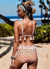 Boho Tassel High Waisted Bikini Set