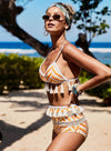 Boho Tassel High Waisted Bikini Set