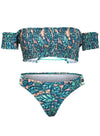 Low Waist Floral Bikini Set