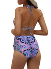 Tassel Trim High Waist Bikini