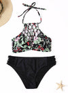 Roskiki Boho Criss Cross Strappy 2pcs Bikini Set (LC411565-2-1)