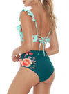 High Waisted 2pcs Bikini