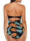 Multicolor Floral Panty Swim Maillot