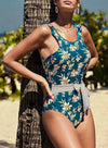 One-piece Floral Printing Swimsuit